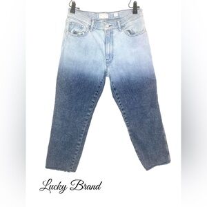 Authentic Straight Lucky Brand Cropped Jeans